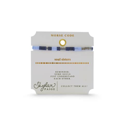 Skylar Paige - SELF LOVE - Morse Code Tila Beaded Bracelets – Juli's
