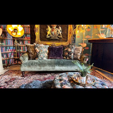 Jacaranda by Tetrad in Coco Velvet – Vintage Sofa