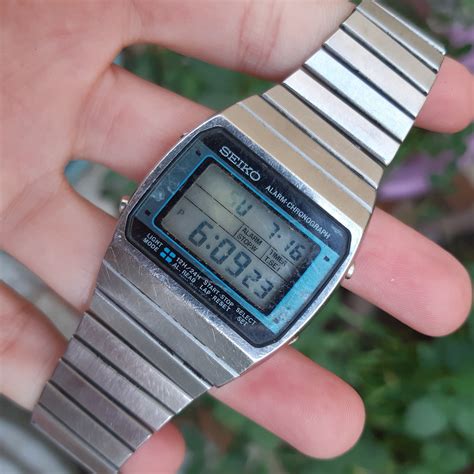 Vintage Seiko Alarm Chrono 4939-5010 Digital Men's Watch, Old Seiko ...