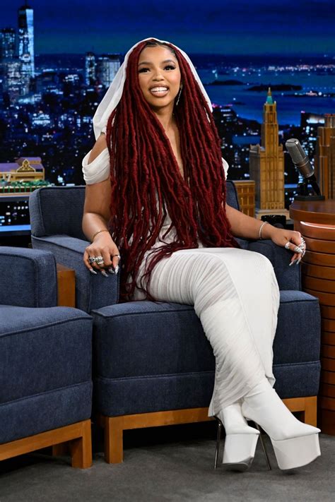 CHLOE BAILEY at Tonight Show Starring Jimmy Fallon in Los Angeles 04/07
