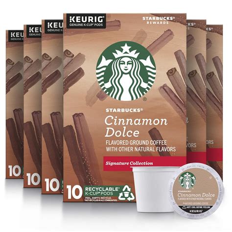 Amazon.com: Starbucks Flavored K-Cup Coffee Pods — Cinnamon Dolce for