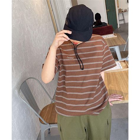 チルファー CHILLFAR アソートボーダー刺繍ロゴTシャツ （B-BROWN×杢GRAY） - ファッション通販 MAGASEEK(マガシーク)