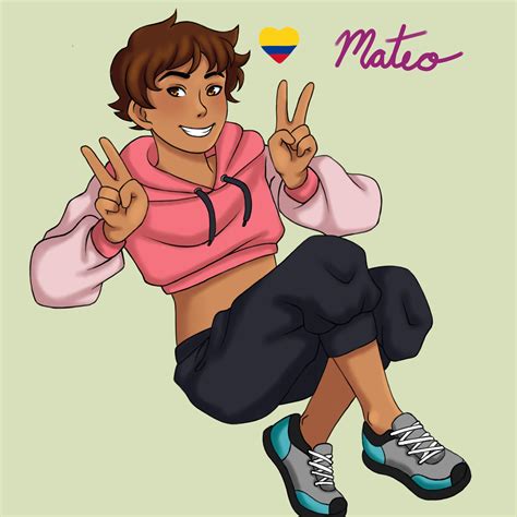 People REALLY liked my Latino femboy art, so now he's an OC! Meet Mateo