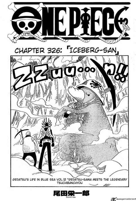 Read Manga One Piece - Chapter 326 - Iceberg-San