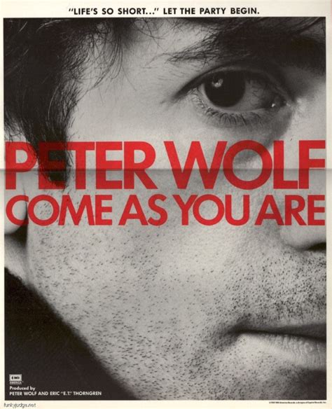 On This Day: ‘Come As You Are’ LP by Peter Wolf Released on March 20th, 1987 | The J. Geils Band.Net