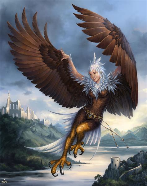 Flying Harpy by Candra on DeviantArt