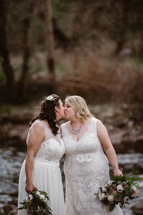 Elegant, woodsy mountain wedding in Boulder, Colorado in 2025 | Lesbian