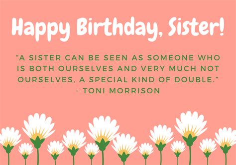 101 Amazing Happy Birthday Sister Messages and Quotes | FutureofWorking.com