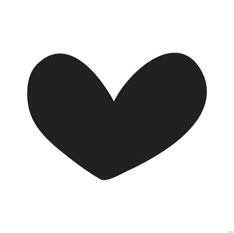 Editable Heart Silhouette Images Templates in PSD to Download