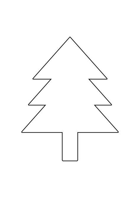 Arvore De Natal Desenho Molde - 7