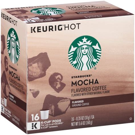 Starbucks Mocha Ground Coffee K-Cup 16 ct Box - Walmart.com - Walmart.com