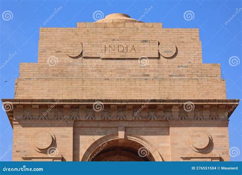 India Gate or All India War Memorial is a War Memorial Editorial Stock ...