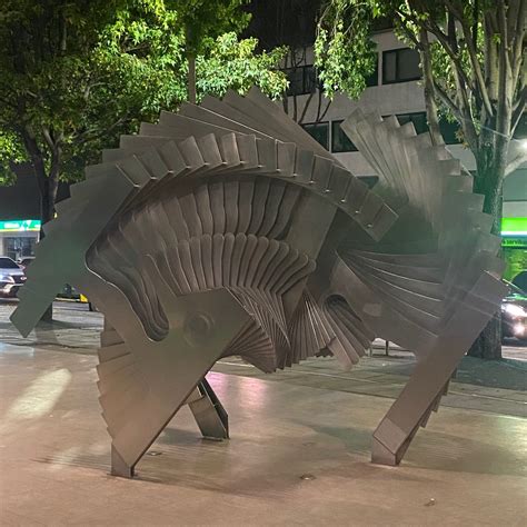 Community members discuss the godines contribution to public art 6