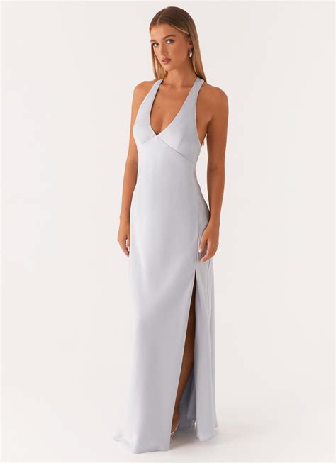 Angie Maxi Dress - Blue – Peppermayo UK