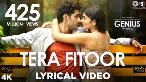 Tera Fitoor lyrics - Arijit Singh - New hindi songs