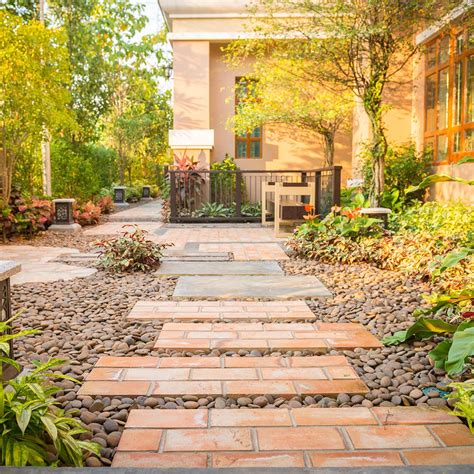 stunning stone pavers walkways designs   transform