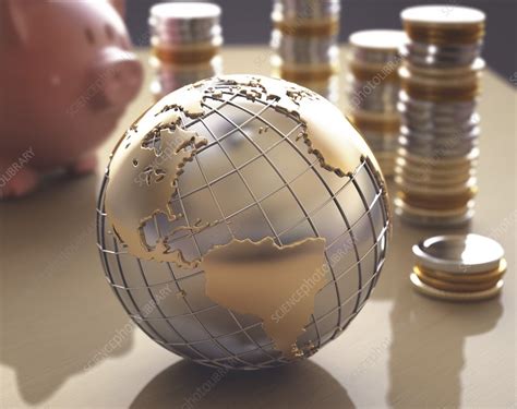 global finance illustration stock image  science photo