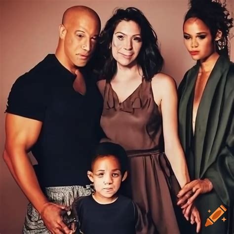 Vin diesel and family on Craiyon