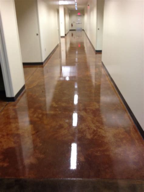 Stained Concrete - Projects - Custom Concrete Creations