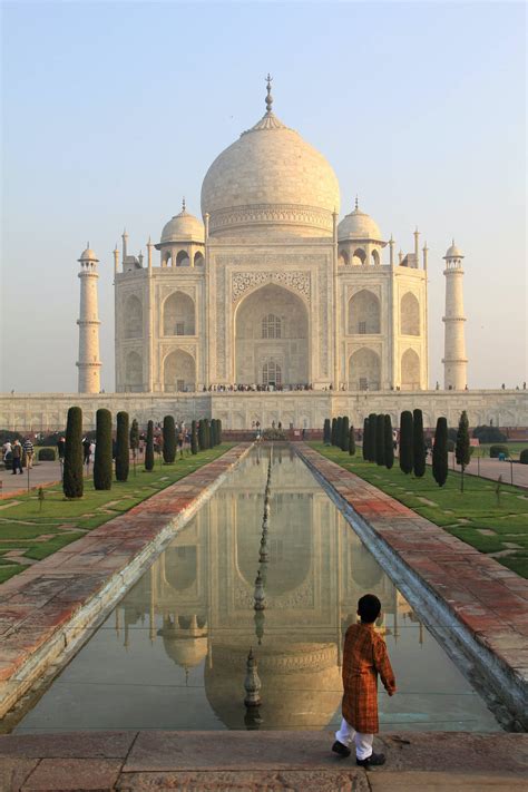 Download A Little Boy In The Taj Mahal Wallpaper | Wallpapers.com
