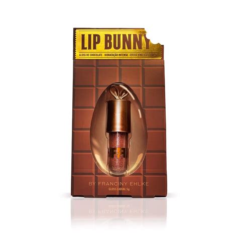 Lip Bunny: testei o gloss labial marrom da Fran que está bombando