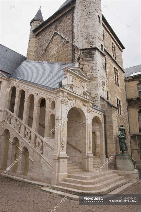 Historic Building With Tower — outdoors, philip the bold - Stock Photo ...