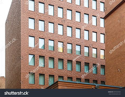 modern brick architecture stock photo  shutterstock