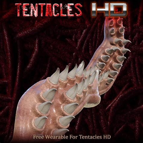 monster fangs  tentacles hd  daz content  pawngame