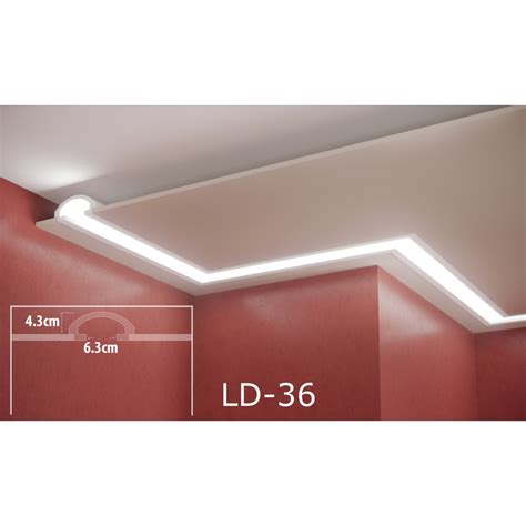 LD36 Профил за Скрито осветление LD-36 ADORN - Профили за скрито