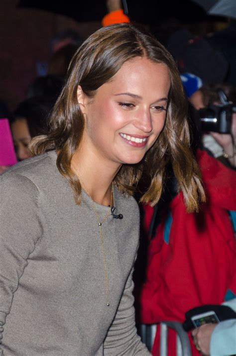 Alicia Vikander - Channel 7 Studios Sydney, Australia, 7/5/2016