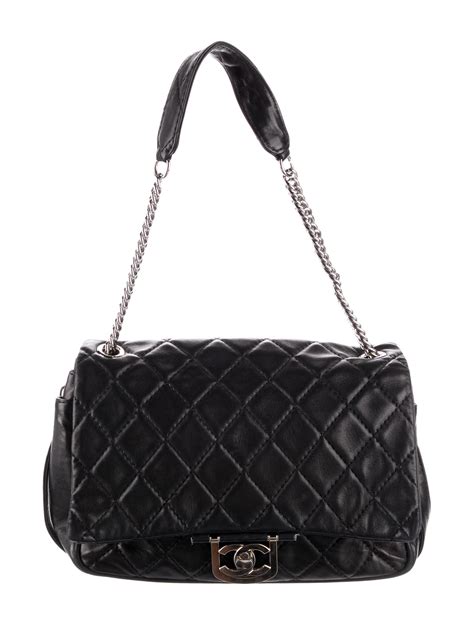 Chanel Icons Secret Label Flap Bag - Black Shoulder Bags, Handbags