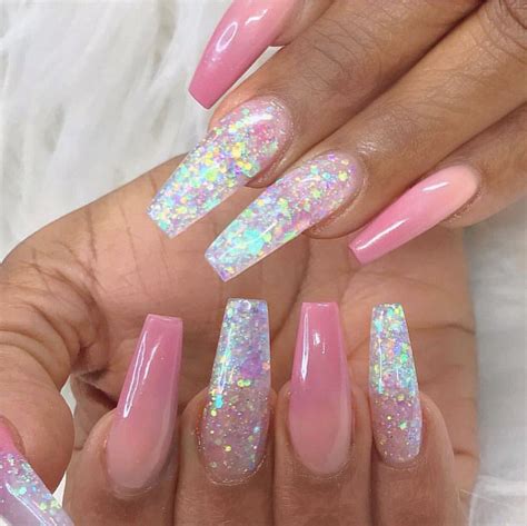 Glitter Acrylic Nail Art Designs ~ Nail Art Ideas