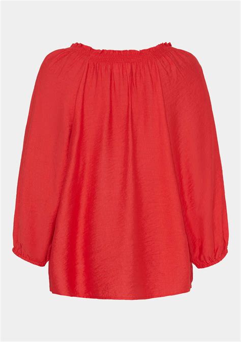 Poline New Blouse - Crispy Red – Isayfashion.nl