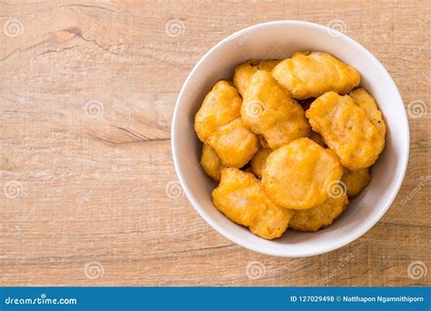 Chicken nuggets with sauce stock photo. Image of crispy - 127029498