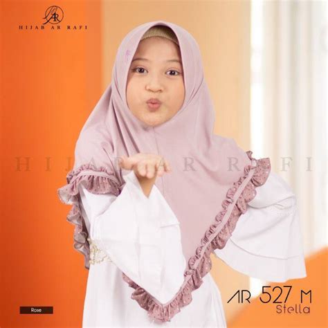 hijab ar rafi official ar  medium hijab couple original hijab ar