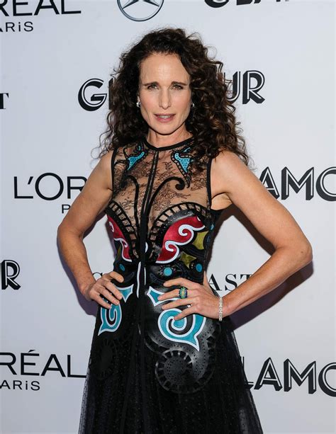ANDIE MACDOWELL at Glamour Women of the Year Summit: Women Rise in New