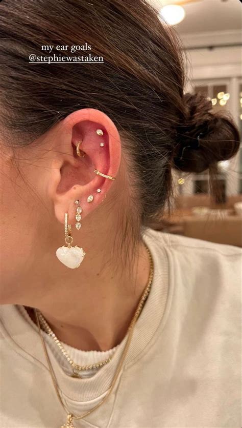 Pin by Jose Fernandez on piercings | Earings piercings, Ear jewelry ...