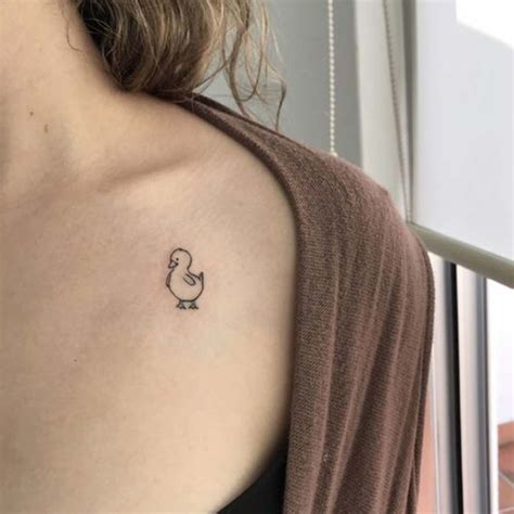 simple duck tattoos     smile noon  art