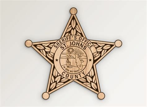 St Johns County Florida Sheriff's Office Badge SVG Vector Files | Vector911