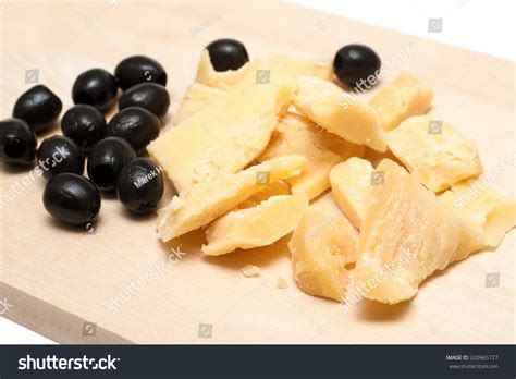 Traditional Lithuanian Cheese Olives On White Stock Photo 320965727 ...