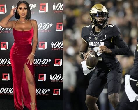 Deion Sanders' daughter, Deiondra Sanders, reacts to Shedeur Sanders