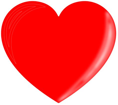 Coração Amor Vermelho - Gráfico vetorial grátis no Pixabay