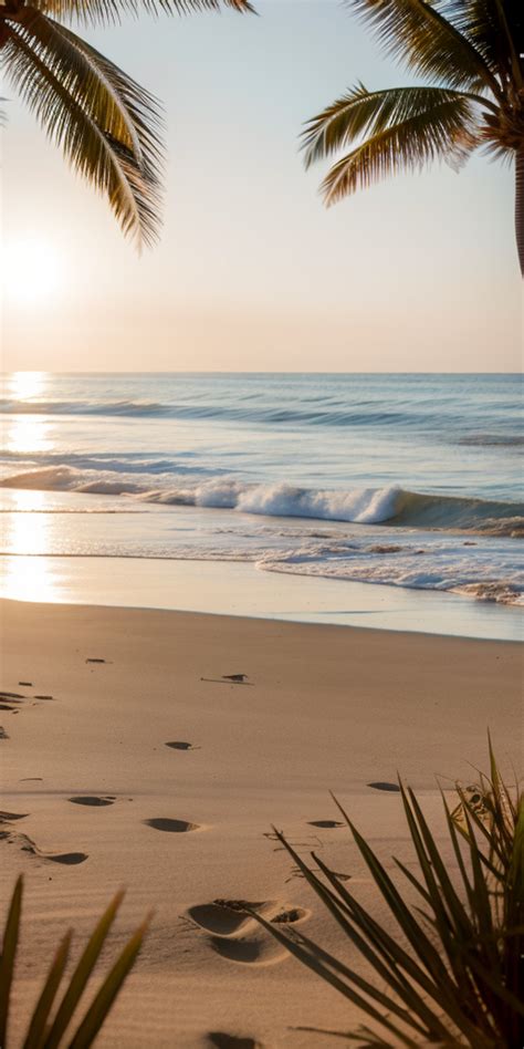 Обои | Тропический рассвет | Beach wallpaper, Beach wallpaper iphone ...