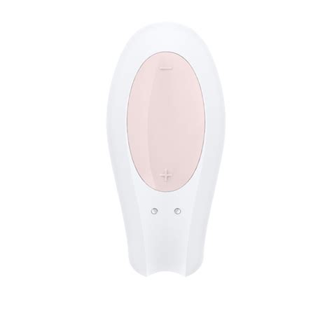 Satisfyer Double Joy Con App - Oro Blanco/Rosa - Condonia.com