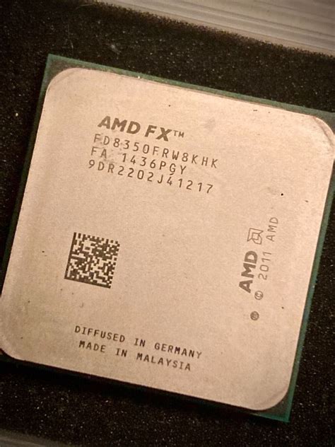 AMD FX8350 FX 8350 Black Edition FD8350FRW8KHK 4GHz AM3+ 8-Core ...