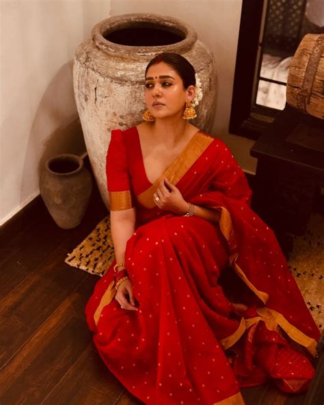 stunning actresses  red sarees south indian beauties exuding
