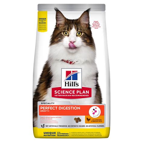 Сухой корм Hill's Science Plan Perfect Digestion для взрослых кошек, с ...