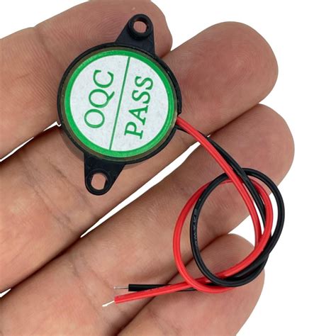 ic  kablolu buzzer devreli piezo   dc mm komponentci