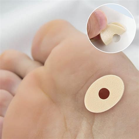 30pcs Soft Latex Foam Corn Pads for Feet - Self Adhesive Callus