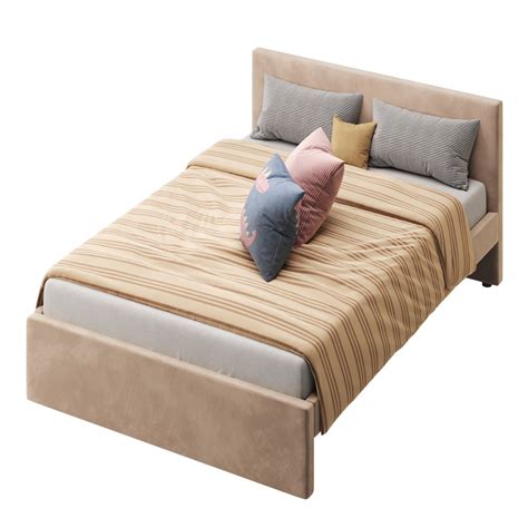 upholstered bed frame  model dbrute